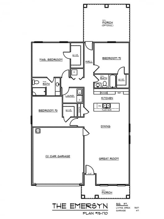 The Emersyn House Plan JK Forever Homes of Tell City, IN